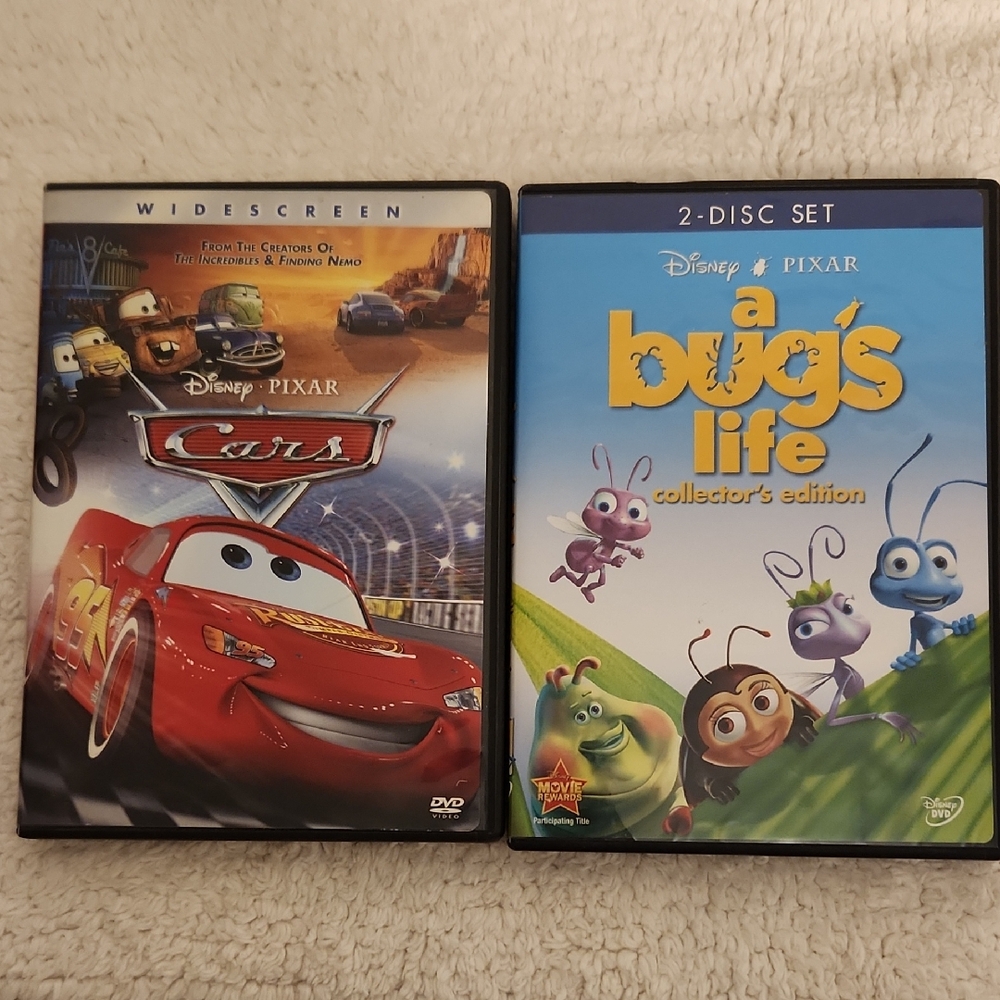 Disney Pixar Cars & A Bug's Life Collector's Edition DVD Set